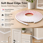 Self-Adhesive Decorative Bead Trim - No-Drill Installation