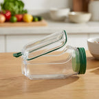 Glass Salad Container with Lid – Fresh Ingredients, No Soggy Salad