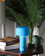 Modern Mushroom Table Lamp with Bell-Shaped Shade