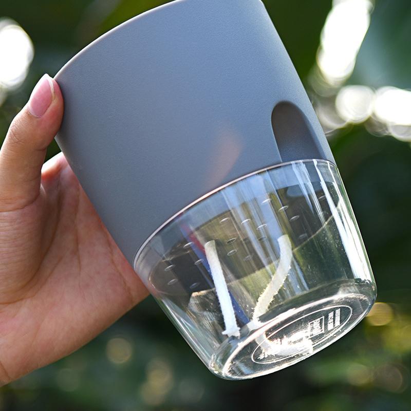 Self-Watering Planter – Cotton Wick System for Indoor Plants
