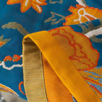 Japanese Crane Floral Bath Towel - Cotton Quick-Dry Design