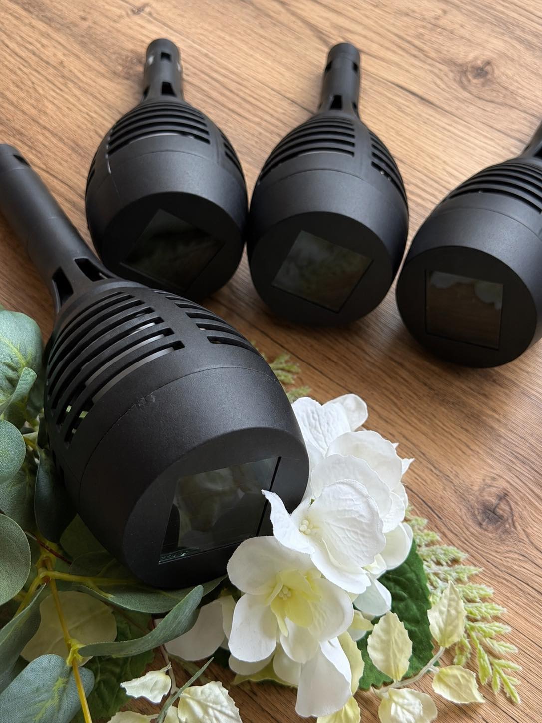 Solar Garden Torch Lights with Flame Effect