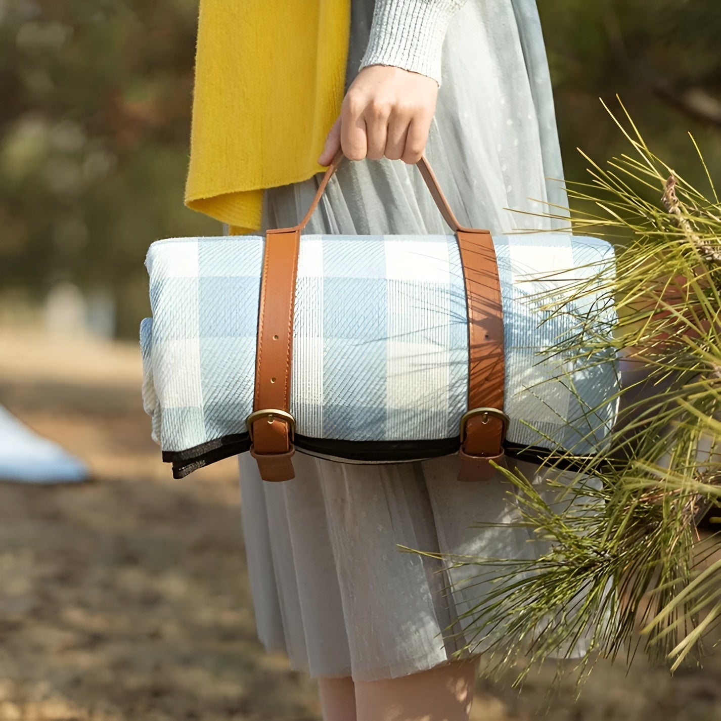 Waterproof Picnic Blanket with PEVA Coating