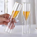 Double Wall Champagne Flutes with Floating Effect - Set of 2