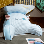 Reading Pillow with Cooling Cover – Ergonomic Backrest Elephant