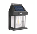 Solar Motion Sensor Wall Light with Edison Bulb Style