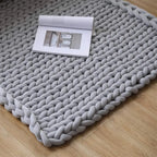 Chunky Knit Weighted Throw Blanket