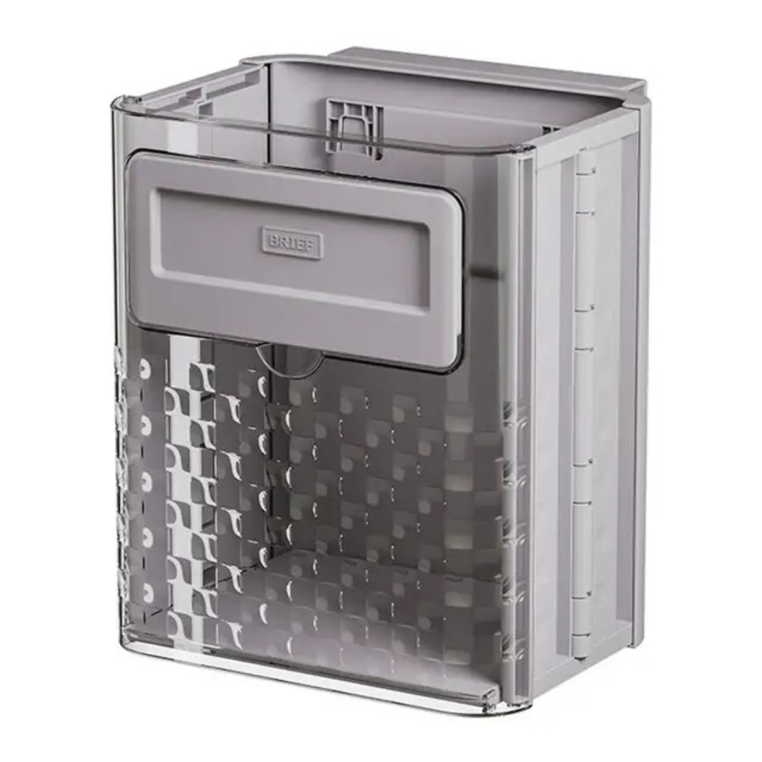 Hanging Trash Bin for Kitchen Cabinets Gray