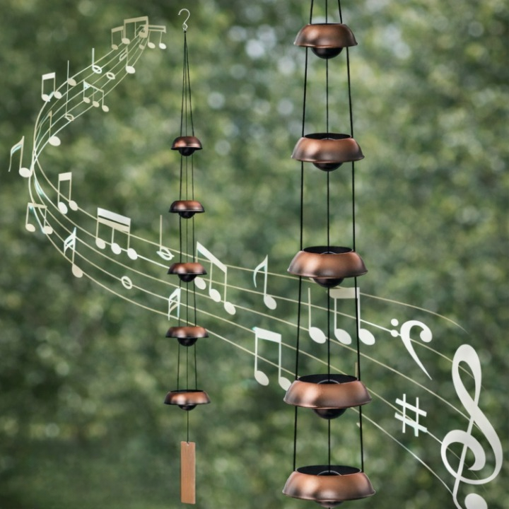 Metal Wind Chimes with Melodic Tones