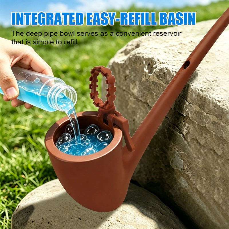 Pipe-Style Bubble Machine with Retro Design