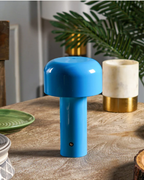 Modern Mushroom Table Lamp with Bell-Shaped Shade