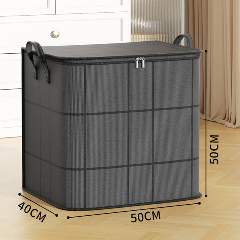 Foldable Storage Bags with Reinforced Handles - Set of 2 M: 19.7 × 15.8 × 19.7 in