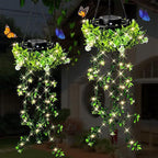 Solar Hanging Planter with LED Lights