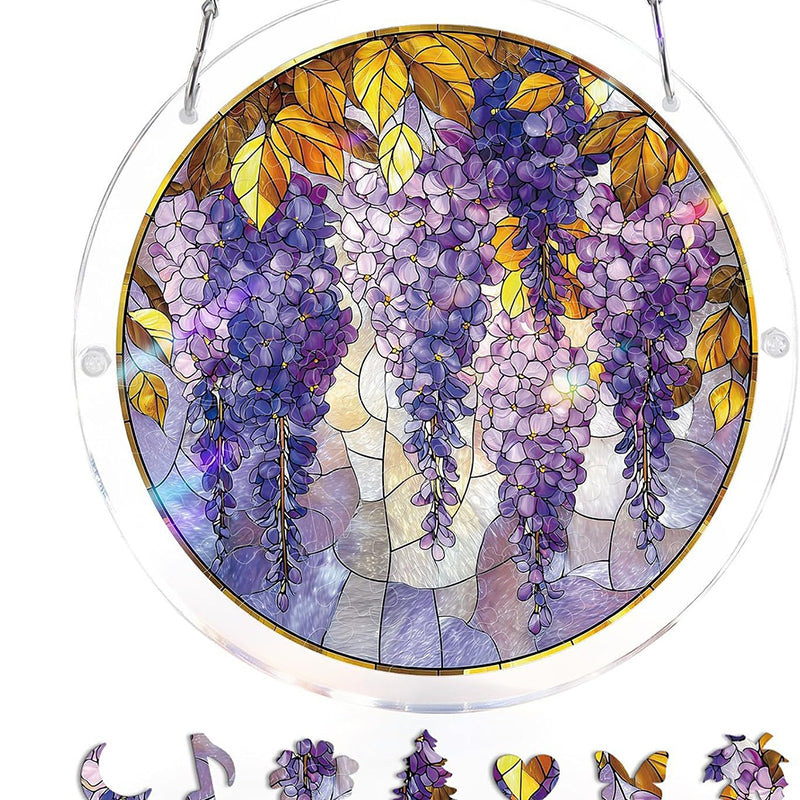 Stained Glass Sun Catcher - Shatterproof Acrylic Window Art