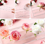 Clear Acrylic Flower Vase with Individual Stem Holes