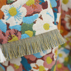 Floral Reversible Bath Towel with Colorful Print