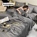 Cooling Summer Blanket with Ice Silk – Lightweight & Breathable Dark Gray