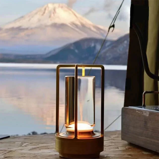 Modern Crystal Lantern with Touch Control