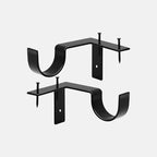 No-Drill Curtain Rod Brackets for Heavy Drapes