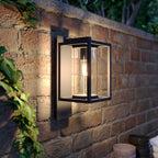 Modern Outdoor Wall Lamp with Glass Diffuser