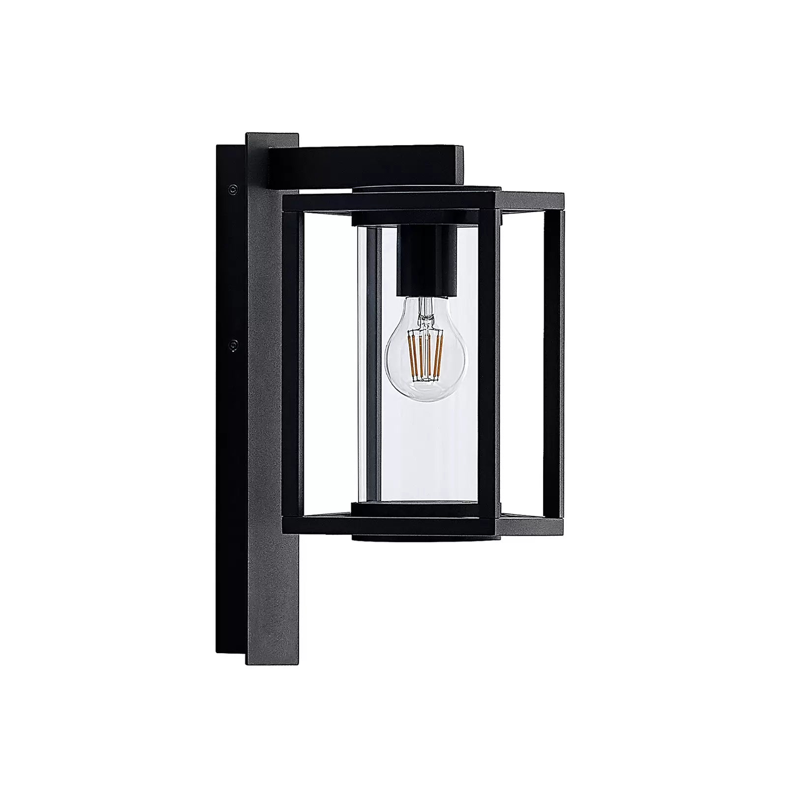 Modern Outdoor Wall Lamp with Glass Diffuser