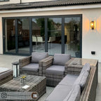 Modern Outdoor Wall Lamp with Glass Diffuser