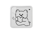 Wall-Mounted Storage Box with Sunset Artwork Style D