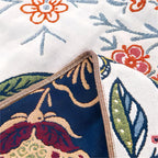 Reversible Cotton Bath Towel with Floral Print