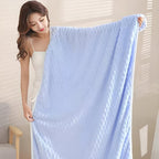 Soft Fleece Towel Set with Hanging Loop
