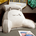 Reading Pillow with Cooling Cover – Ergonomic Backrest Dog