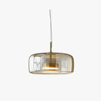 Glass Pendant Light with Warm LED