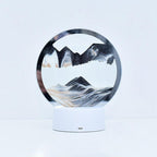 LED Sand Art Lamp with Color Changing Light