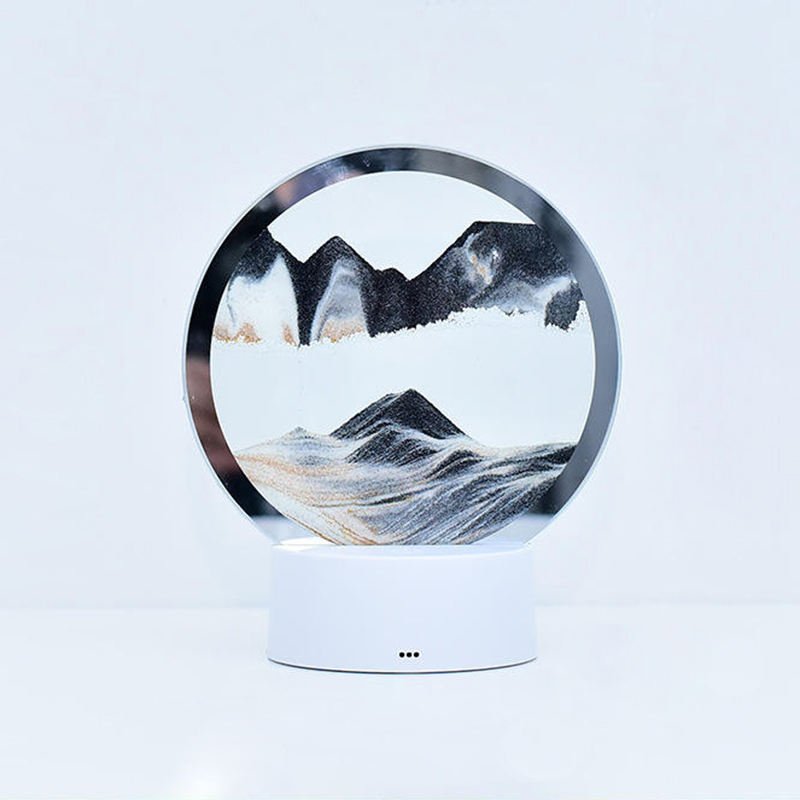 LED Sand Art Lamp with Color Changing Light