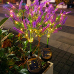 Solar Lavender Garden Light with LED Accent Lighting