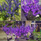 Solar Lavender Garden Light with LED Accent Lighting