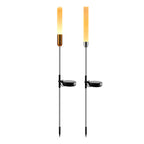Solar Garden Path Lights with Art Deco Design