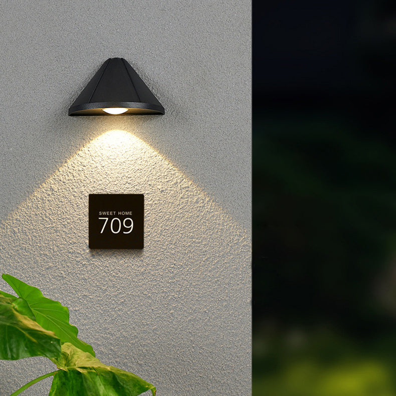 Triangle LED Wall Sconce - Outdoor Waterproof Aluminum