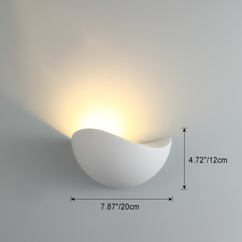 Modern LED Wall Sconce with Curved Design
