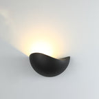 Modern LED Wall Sconce with Curved Design