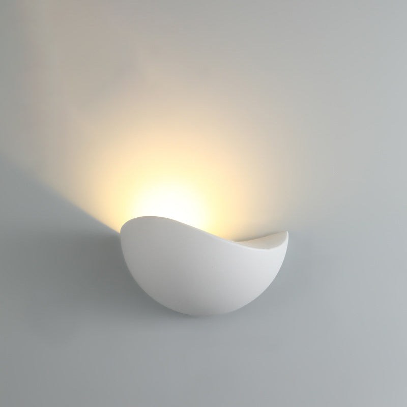 Modern LED Wall Sconce with Curved Design