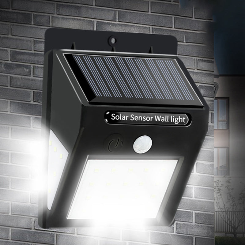 Solar Motion Sensor Wall Light with LED Panel