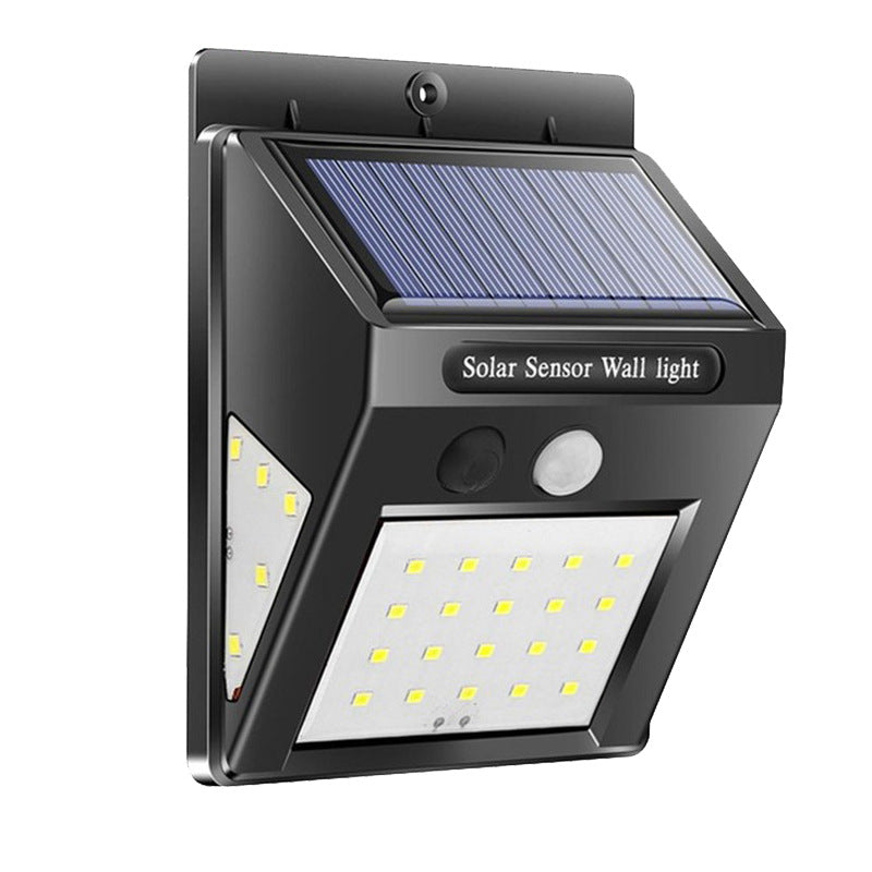 Solar Motion Sensor Wall Light with LED Panel