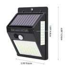 Solar Motion Sensor Wall Light with LED Panel