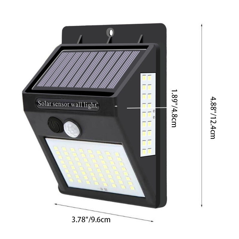 Solar Motion Sensor Wall Light with LED Panel