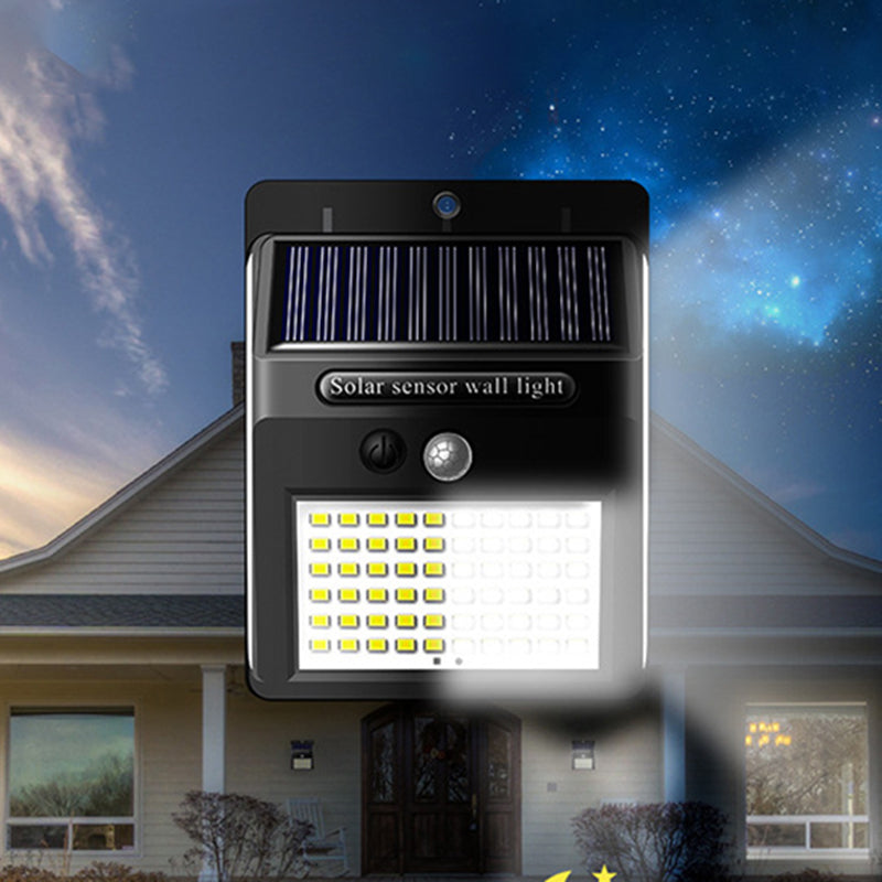 Solar Motion Sensor Wall Light with LED Panel