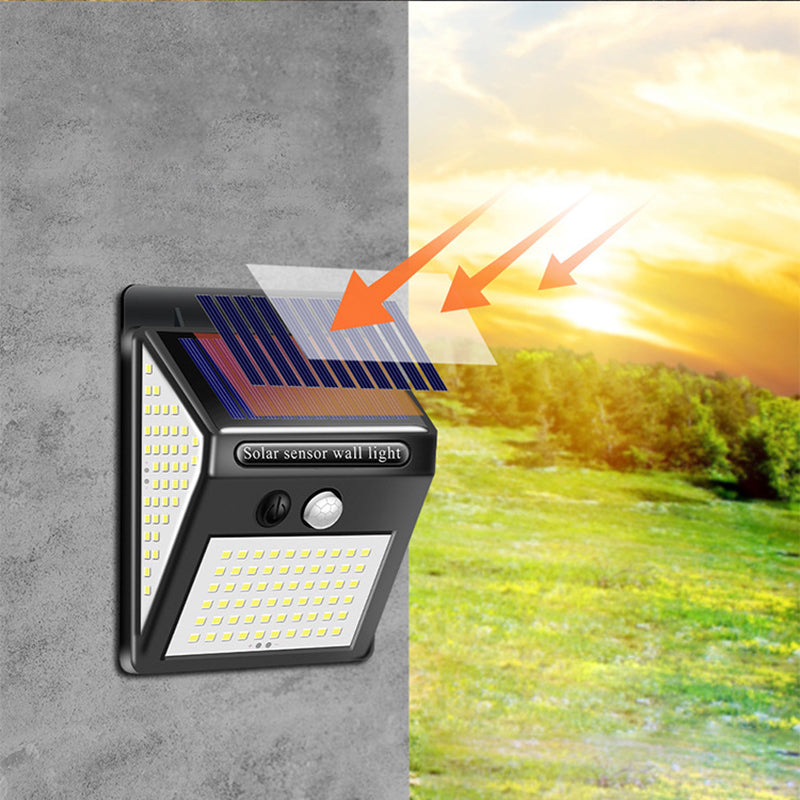 Solar Motion Sensor Wall Light with LED Panel