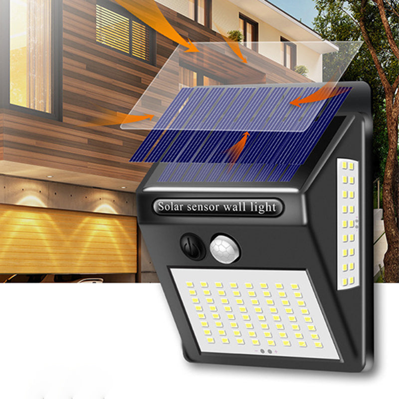 Solar Motion Sensor Wall Light with LED Panel