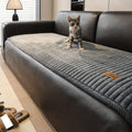 Quilted Sofa Cover – Protects Against Pet Hair & Wear Gray