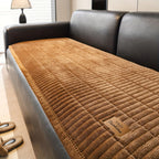 Quilted Sofa Cover – Protects Against Pet Hair & Wear Brown