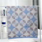 Dahlia Blossom Cotton Bath Towel with Jacquard Pattern